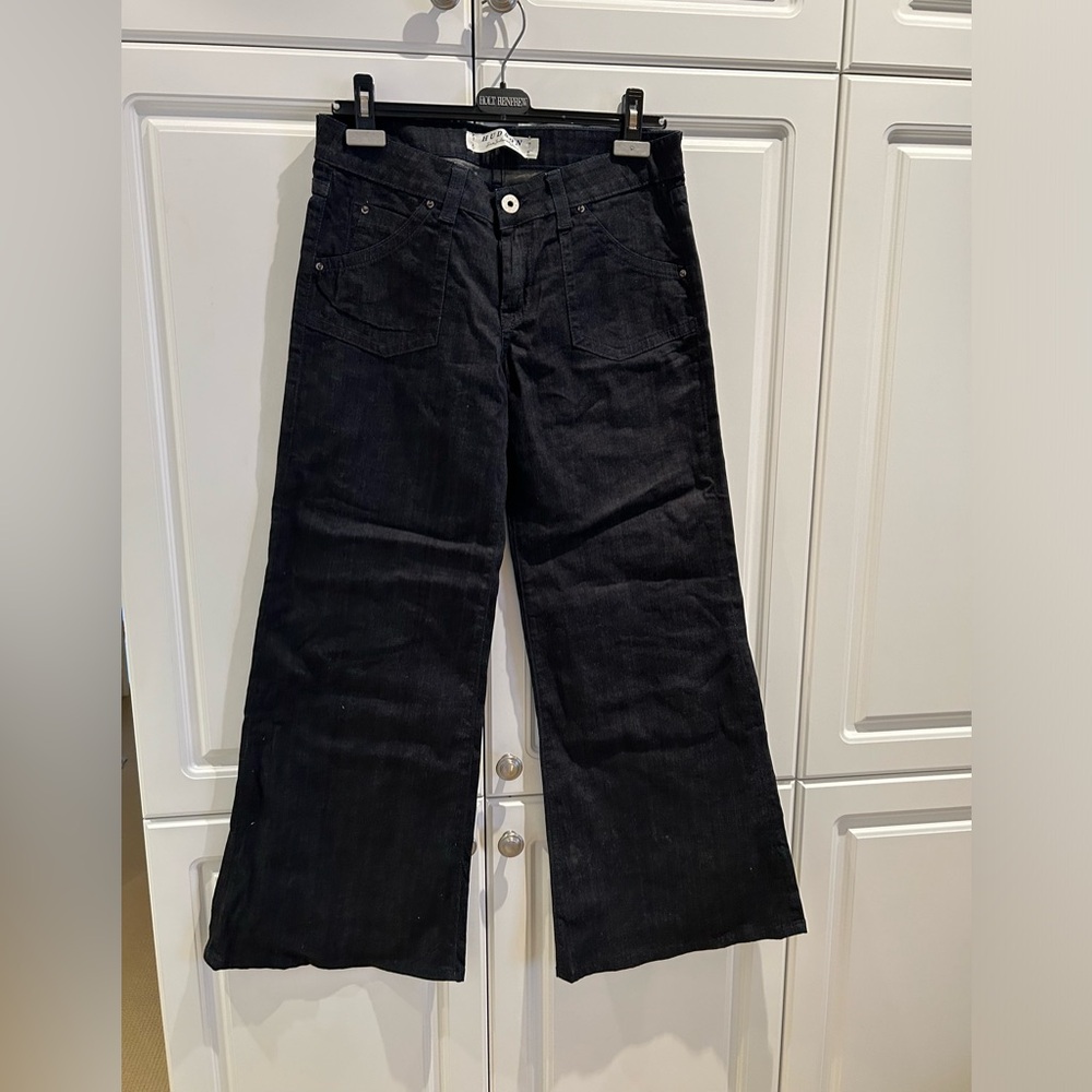 Hudson Jeans Wide Leg Dark Wash Size 29US In Great Condition